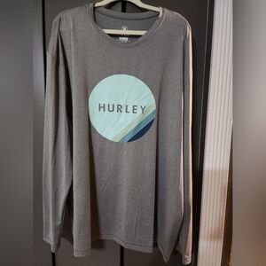 Hurley Gray Long Sleeve Tee